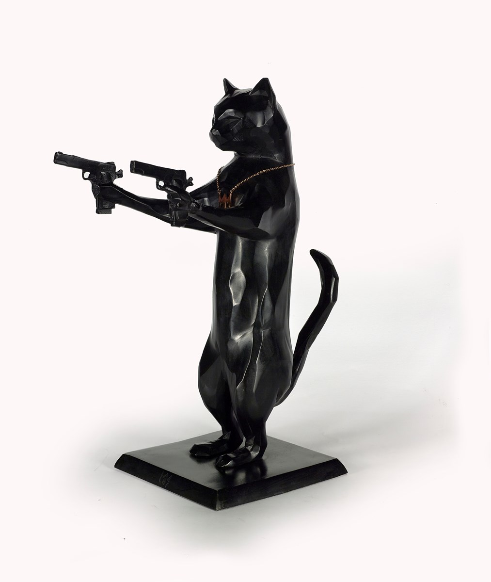 Rebel With The Paws (bronze)